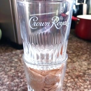 Crown Royal whiskey, Whiskey glasses set of Two.